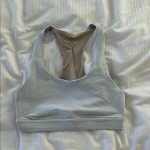 Lululemon Athletica Light Gray and Tan Sports Bra